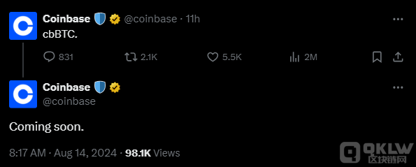 CoinbaseƳcbBTCTokensгӦͼƬ
